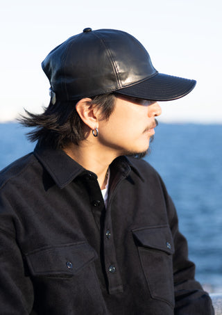 LEATHER CAP