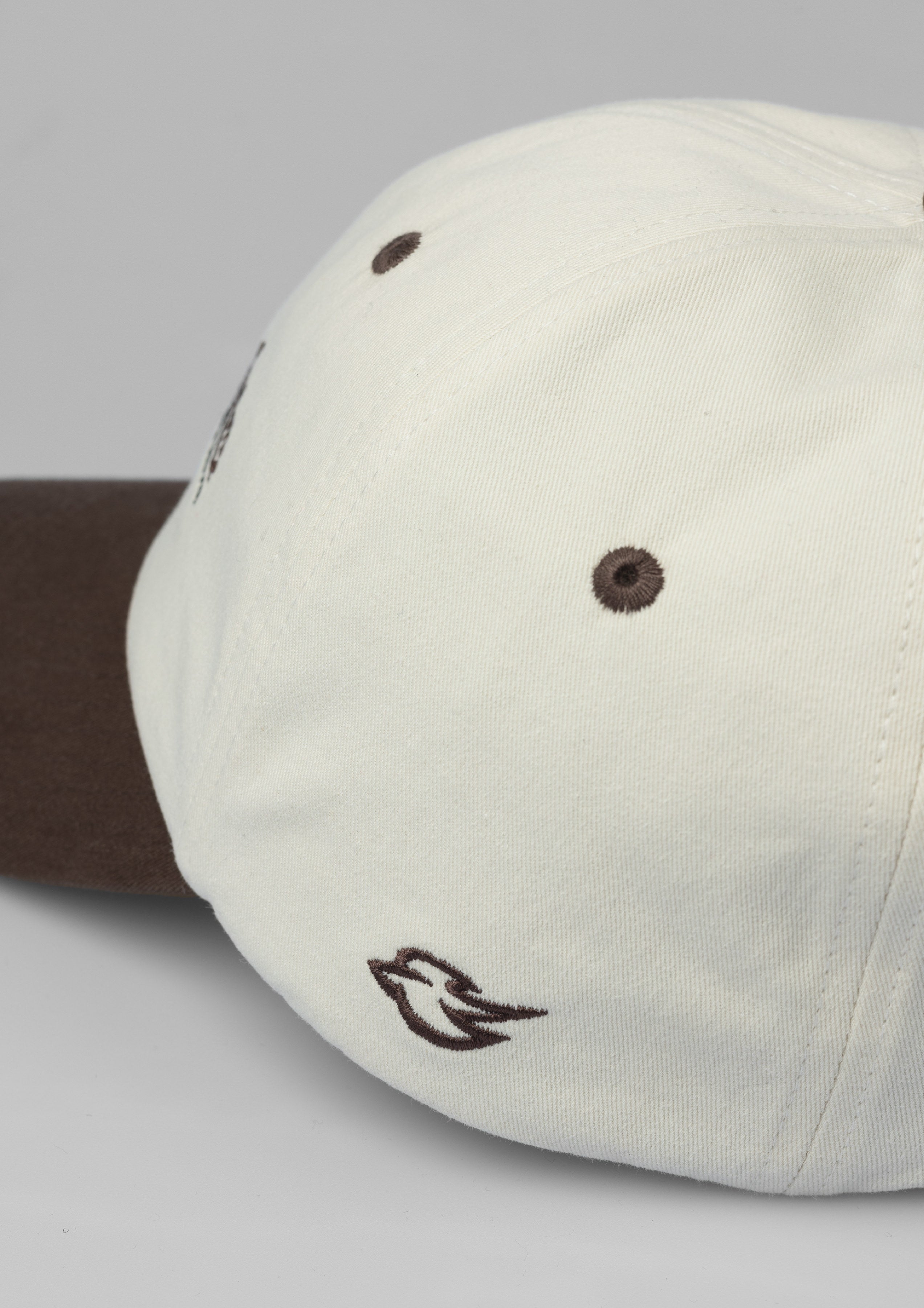 Nobody Clothing キャップ ホワイト/ブラウン NEW ERA キャップ 帽子 ニューエラキャップ 9FORTY-A サークル