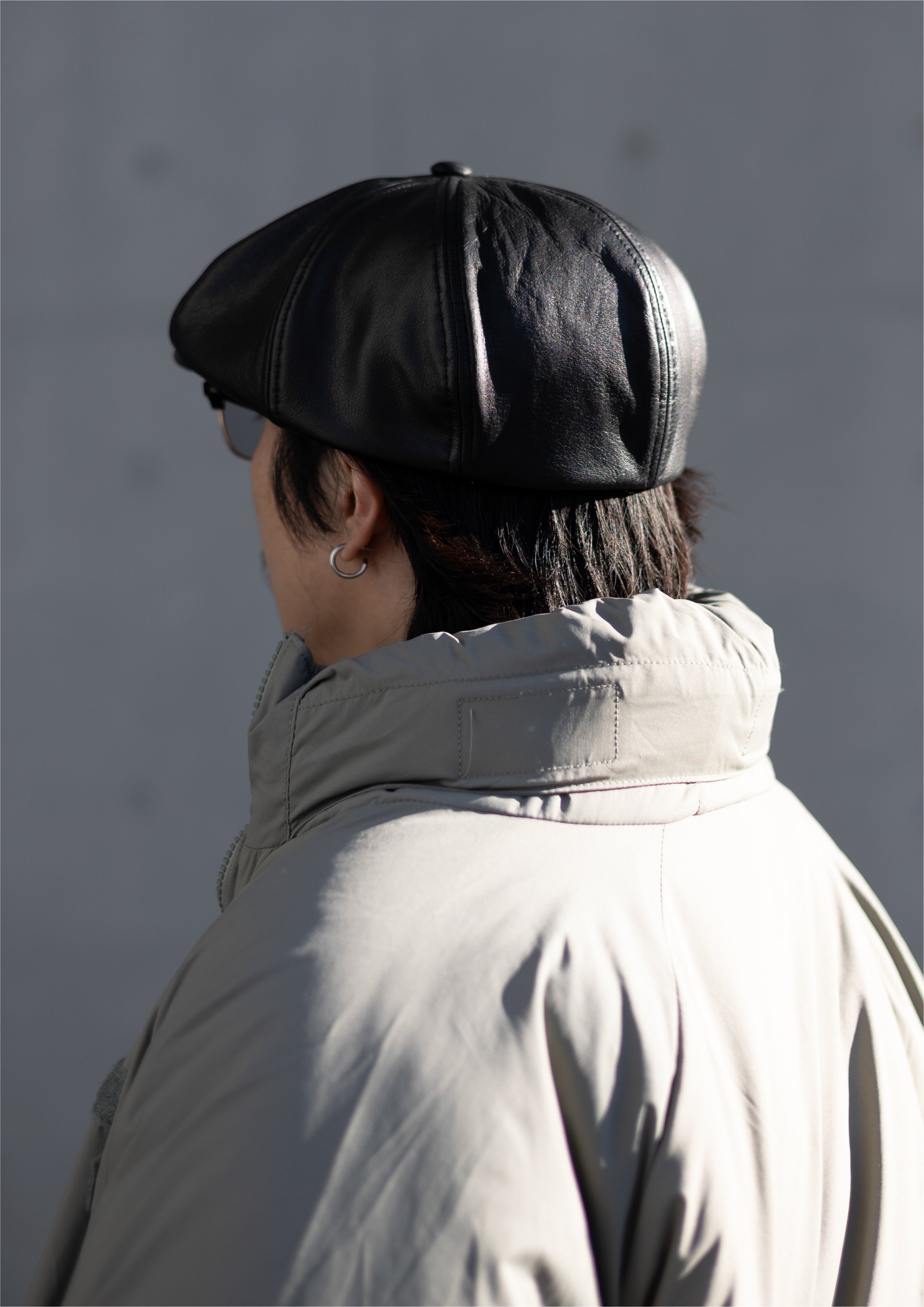 LEATHER CASQUETTE unnamed headwear レザー - beaconparenting.ie