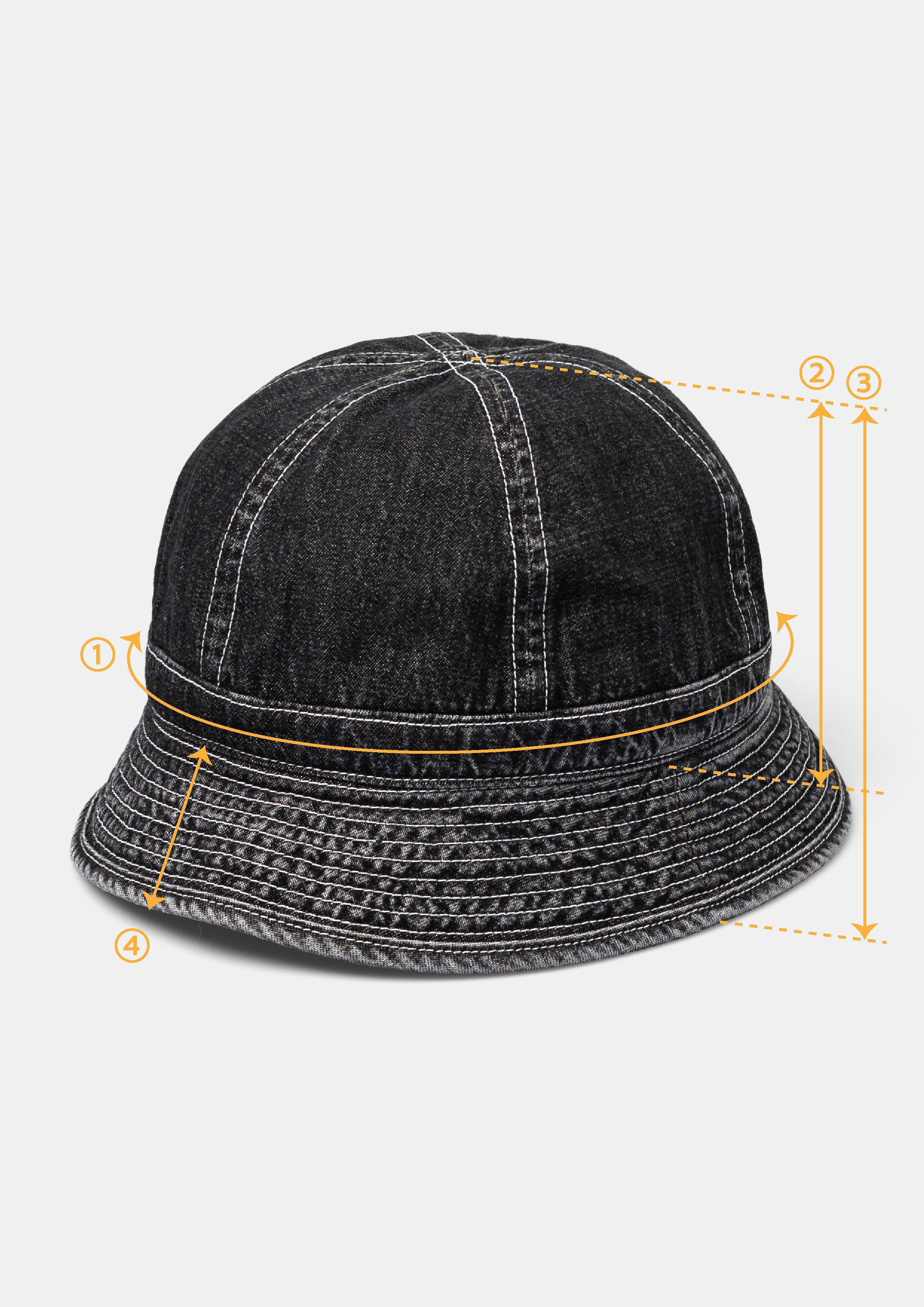 帽子 unnamed headwear DENIM BALL BLACK UNNAMED HEADWEAR 【DENIM BALL】デニム ボールハット
