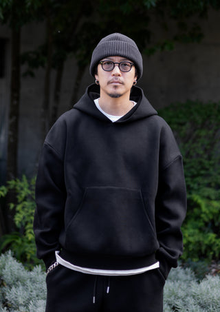 WIDE HOODIE / BLK