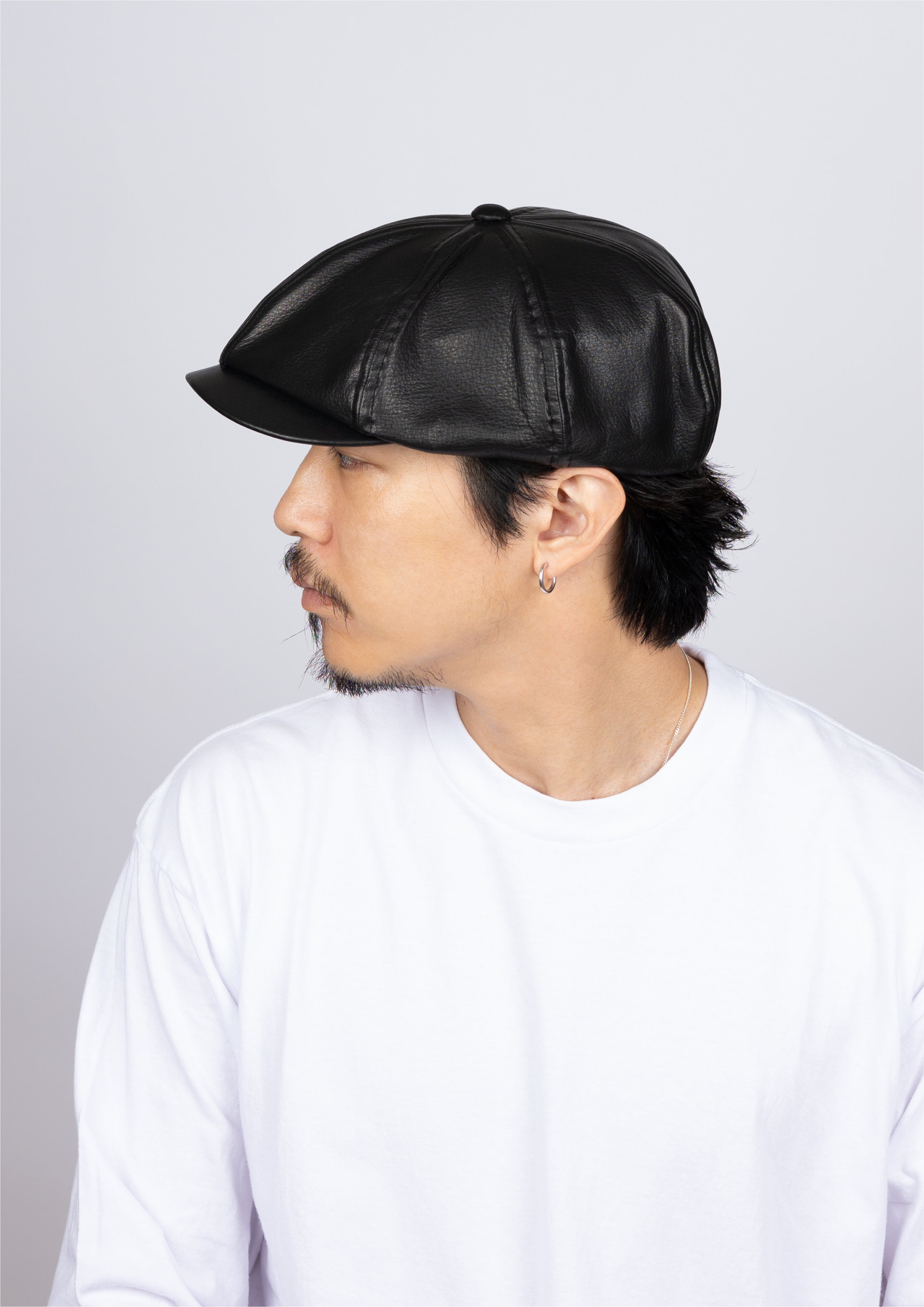 LEATHER CASQUETTE unnamed headwear レザー - beaconparenting.ie