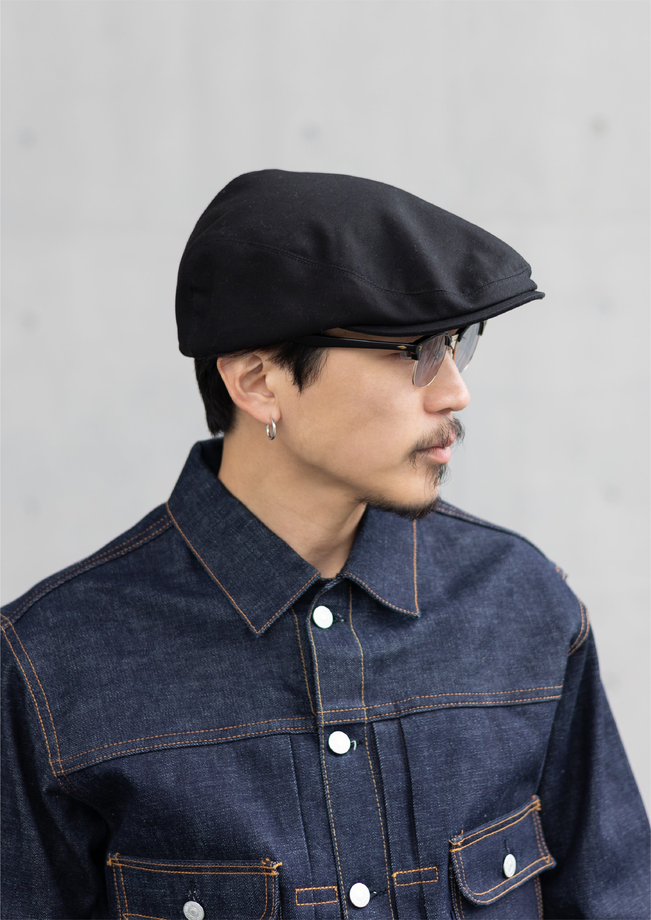 unnamed headwear HUNTING BLK ハンチング - ハンチング